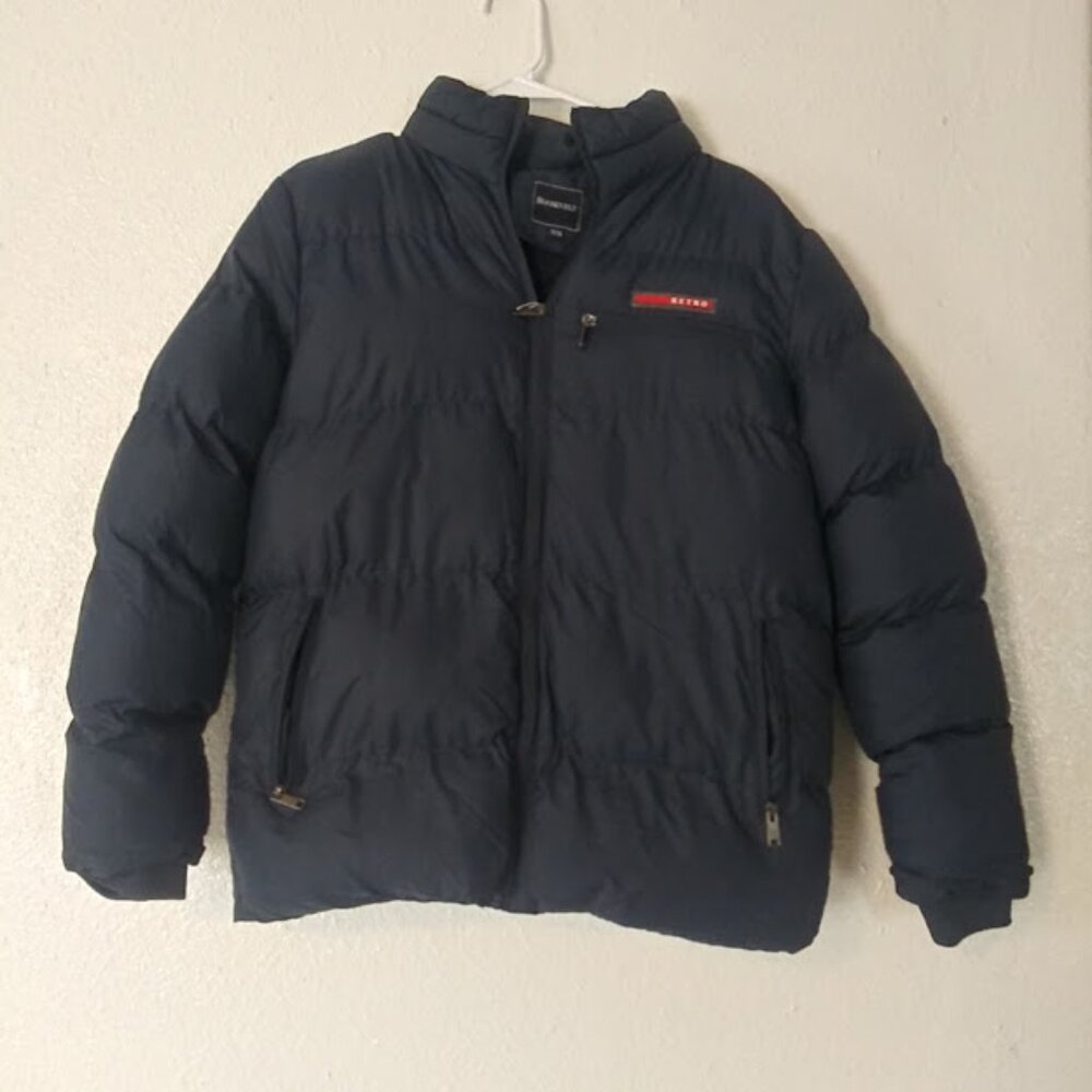 Roosevelt women's size M navy blue puffer jacket